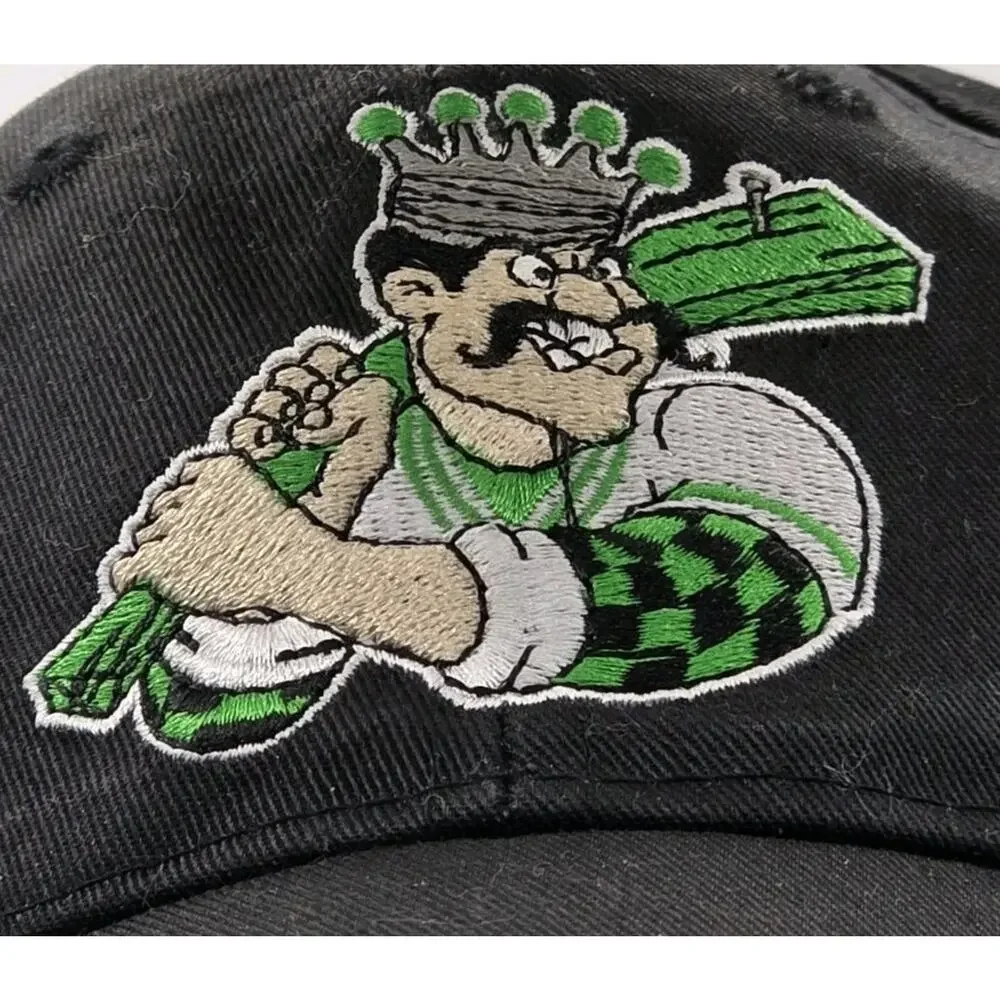 Vintage MiLB CLINTON LUMBER KINGS Minor League Youth SnapBack HAT Outdoor Caps‎